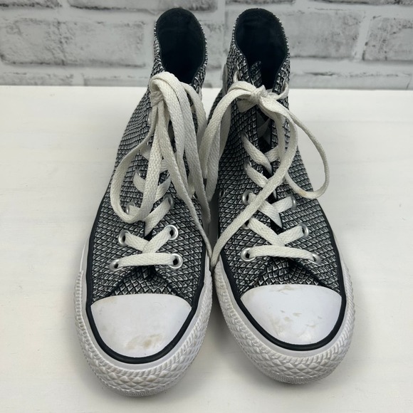 Converse Chuck Taylor All Star Vapor Black White Hi Top Sneaker 555853F Sz 6 - Picture 11 of 11